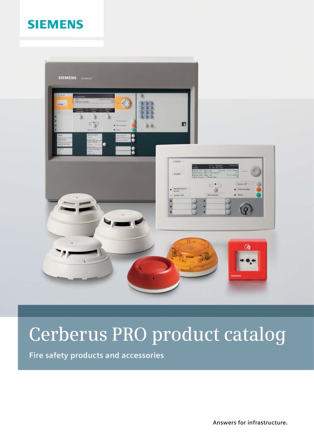 Siemens - centrale pożarowe Cerberus Pro